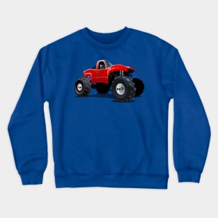 Cartoon monster truck Crewneck Sweatshirt